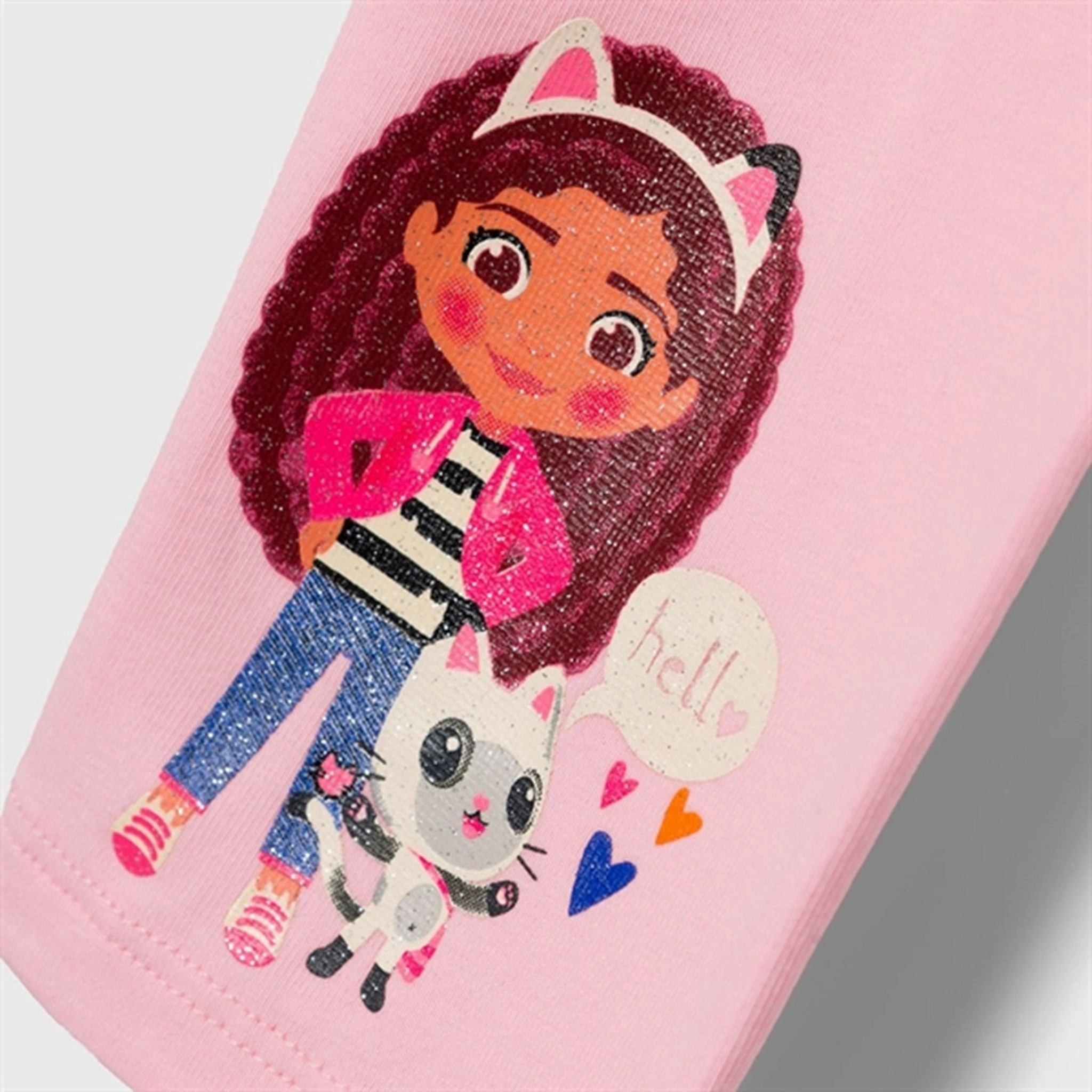 Wrinkle Resistant Fitness Lover Moisture Wicking For Kids Name it Parfait Pink Amni Gabby Leggings