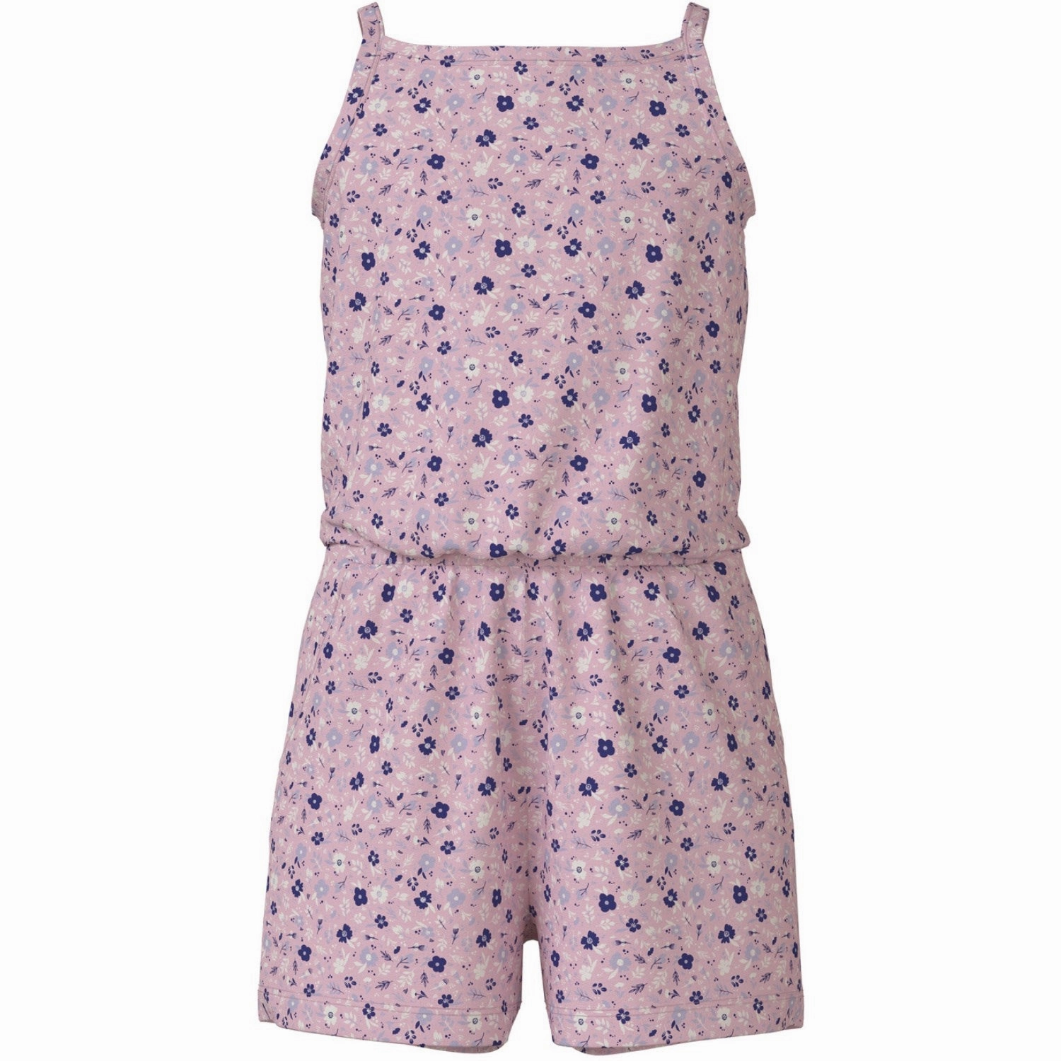 Classic Work Name It Parfait Pink Small Flowers Vigga Strap Suit Noos