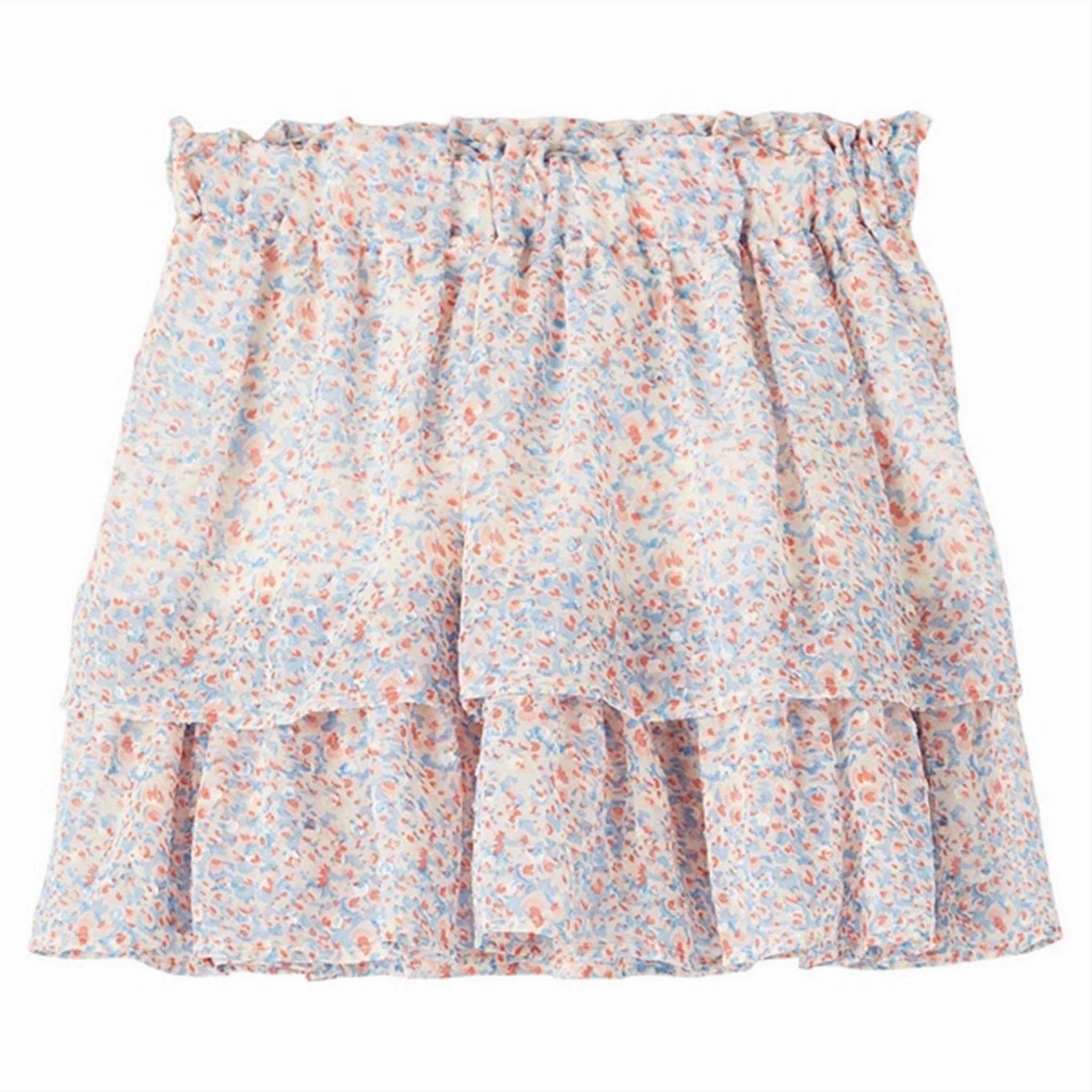 Simple Layer Weekend Fashion Name it Peach Nectar Fisilk Skirt