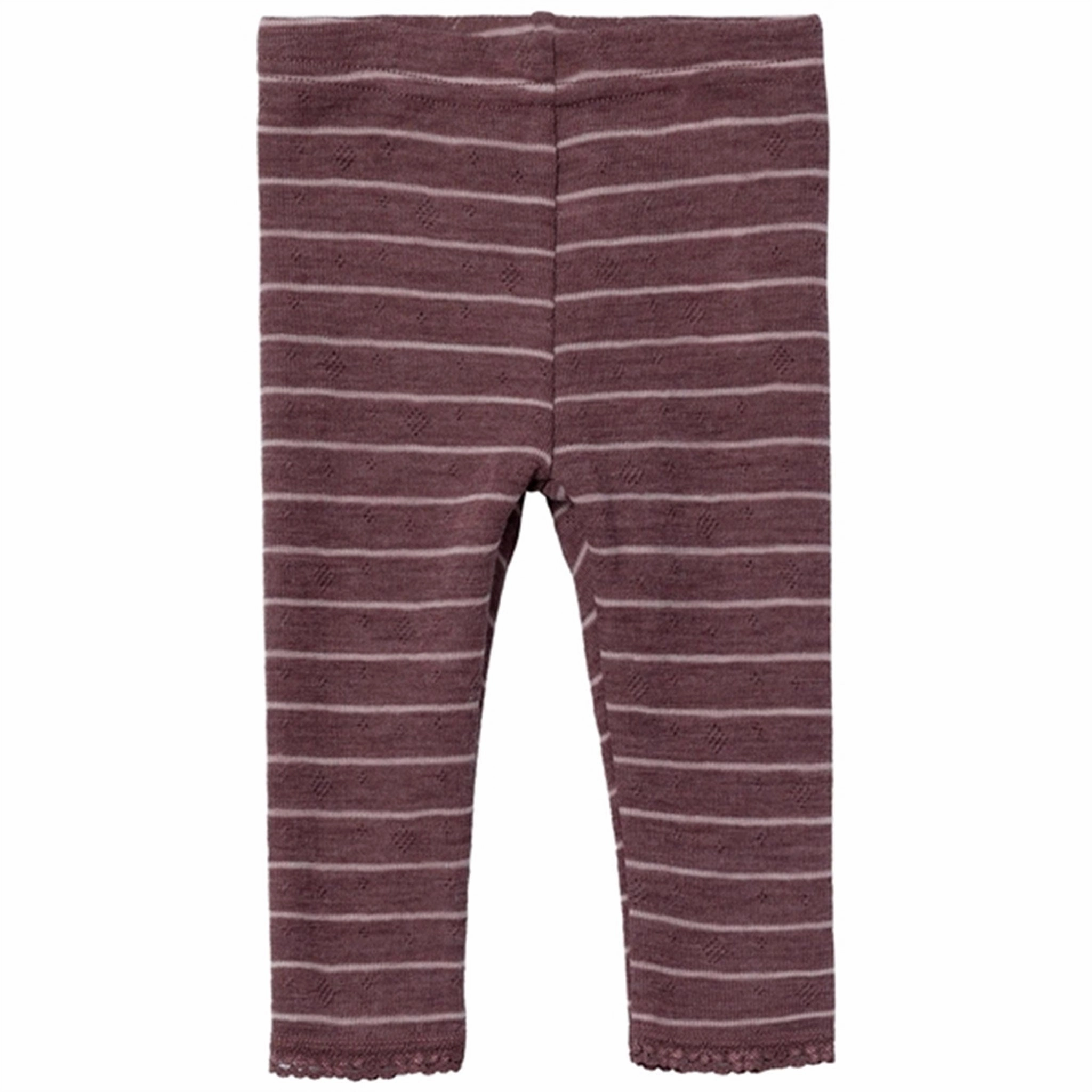 Relaxed Style For Men Studio Practice Name it Peppercorn Stripes Wang Wool Needle Leggings Noos