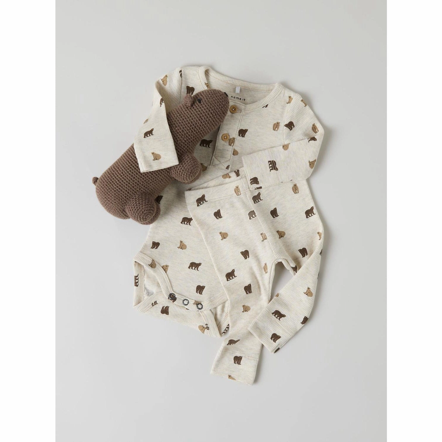 Studio Essential Compression Support Beginner Level Name It Peyote Melange Bear Dabu Leggings