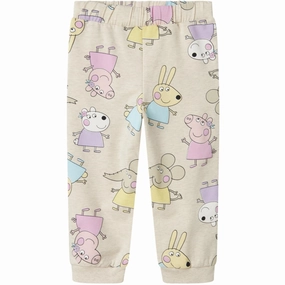 mix and match DynamicFlex Name It Peyote Melange Fira Peppa Pig Regular Sweatpants
