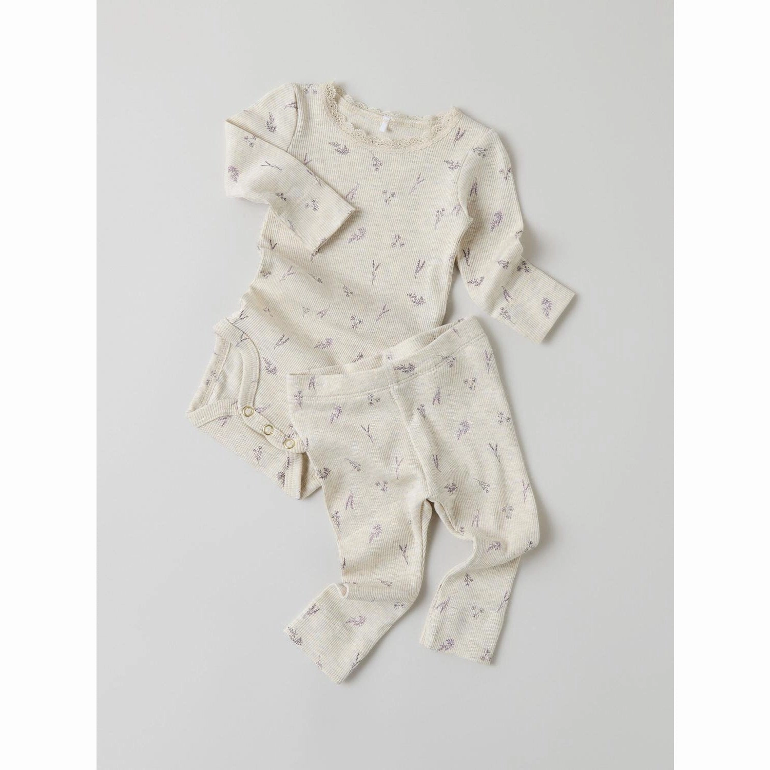 Name It Peyote Melange Small Flower Dabua Leggings Quick stretch