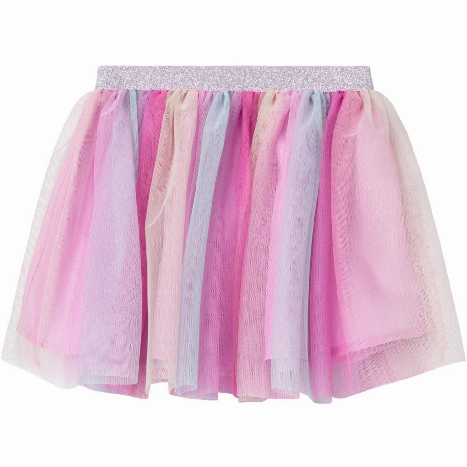 Layered Look Playful Vibe Name It Phlox Pink Nudella Tulle Skirt