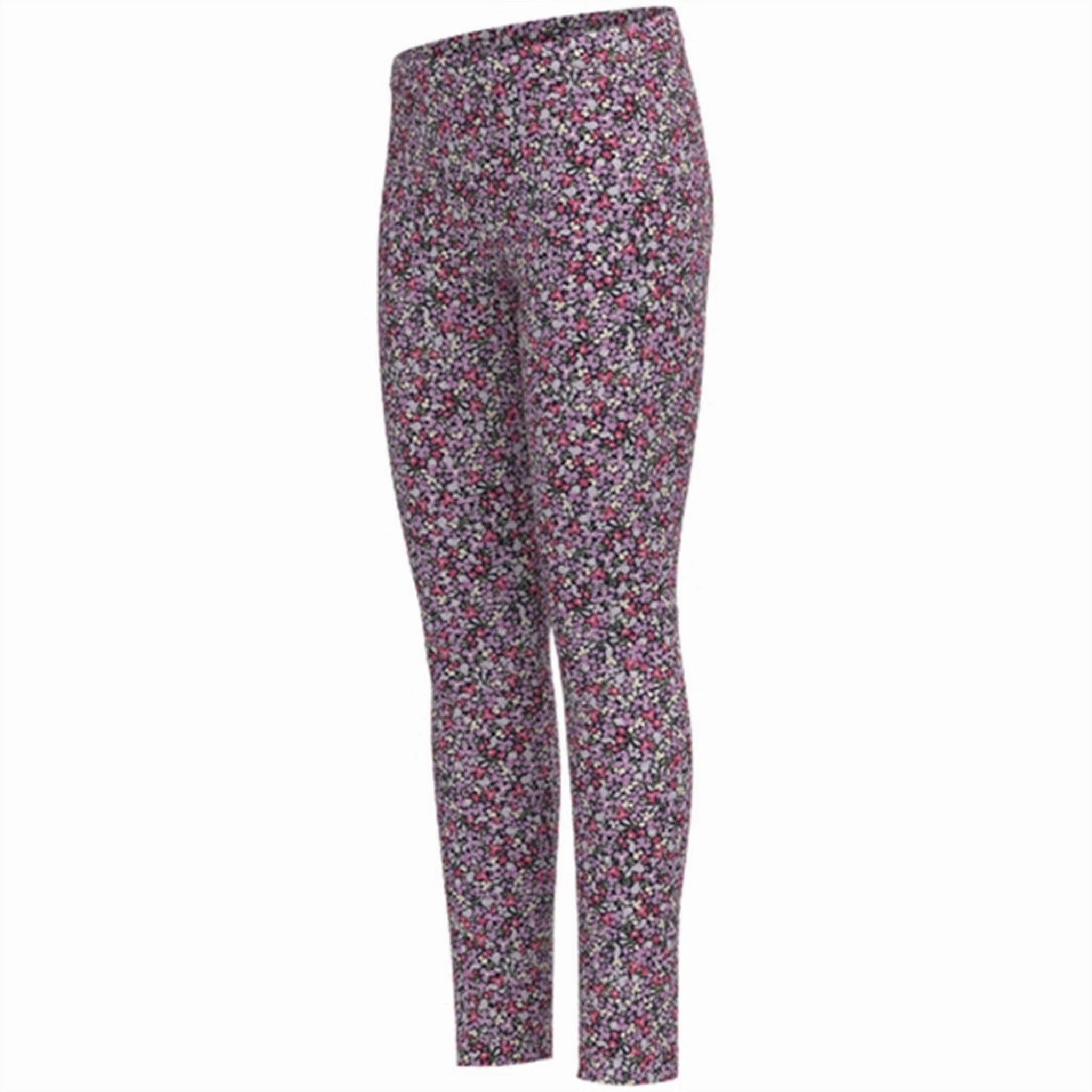 Name it Pink Flamb?? Vivian Leggings AOP Non-Slip Waist