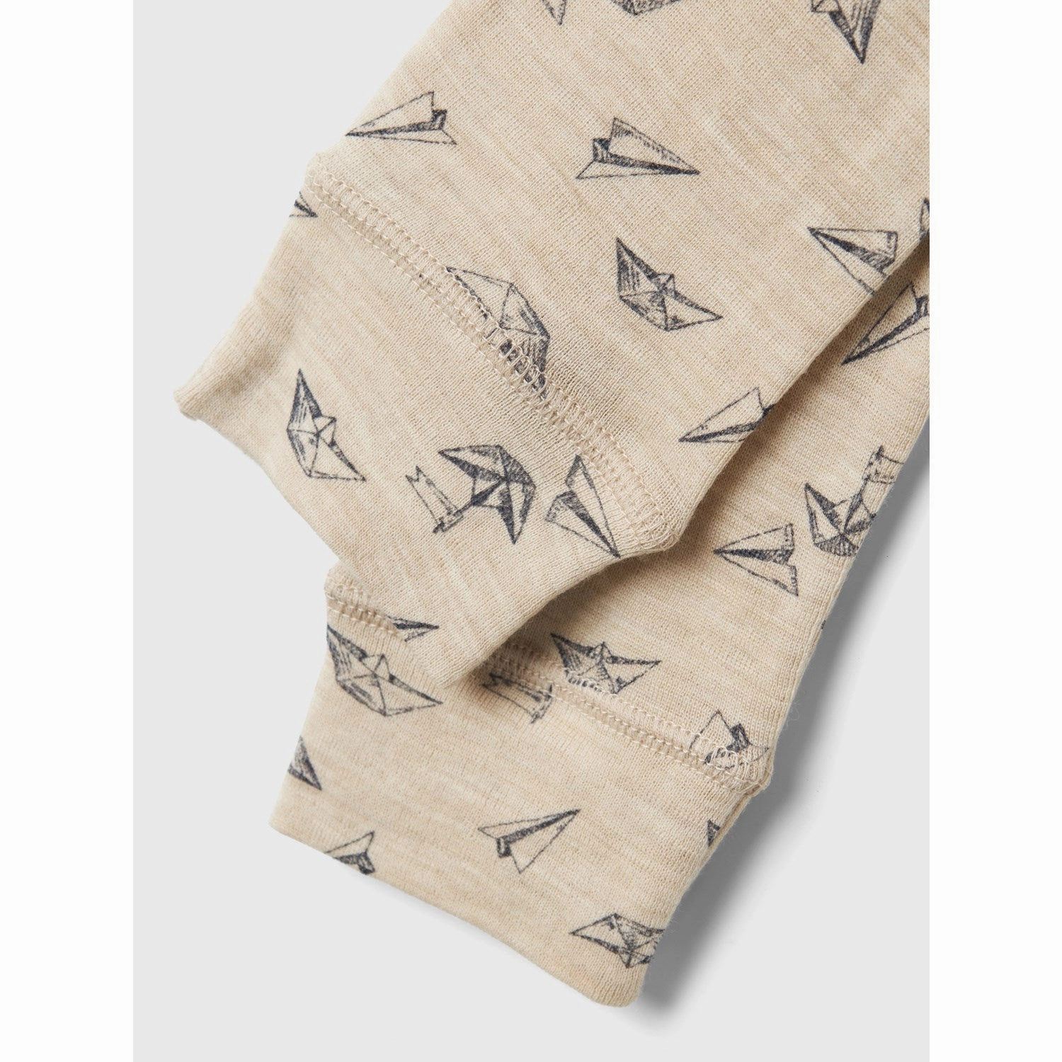 Name It Pure Cashmere Aop Wang Wool Rib Long Johns Aop Quick Move Active Lifestyle Compression Support