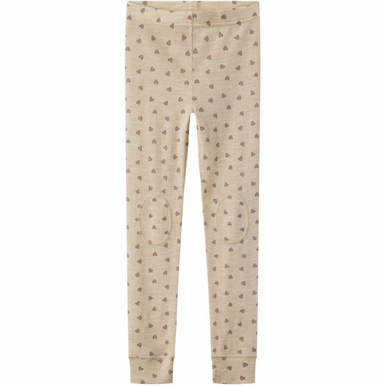 Summer Wear Minimalist Style Name It Pure Cashmere Wang Wool Rib Legging AOP