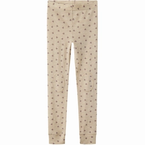 Name It Pure Cashmere Wang Wool Rib Legging AOP All-Season Wear