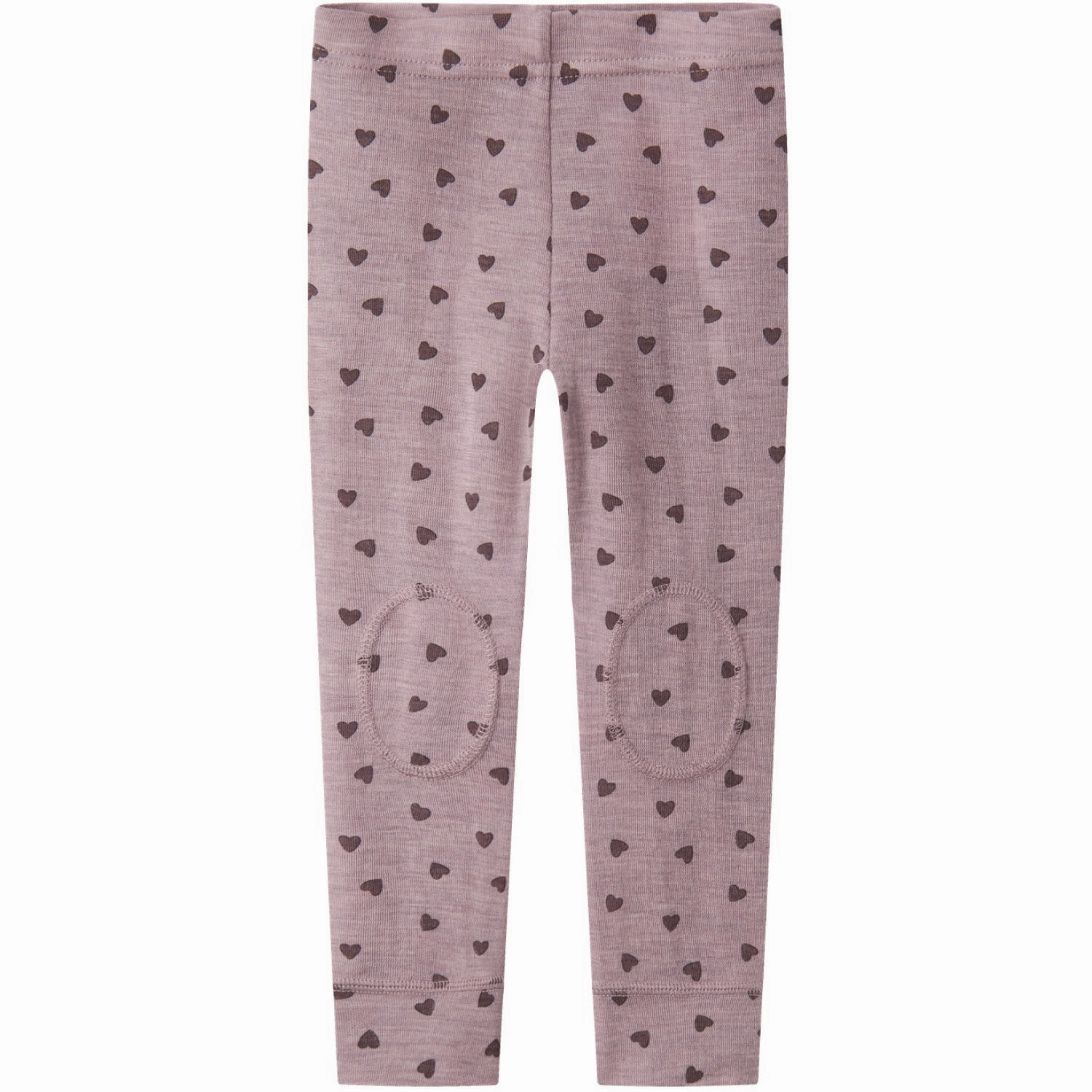 Name It Purple Dove Wang Wool Rib Legging AOP Four Way Winter Sports