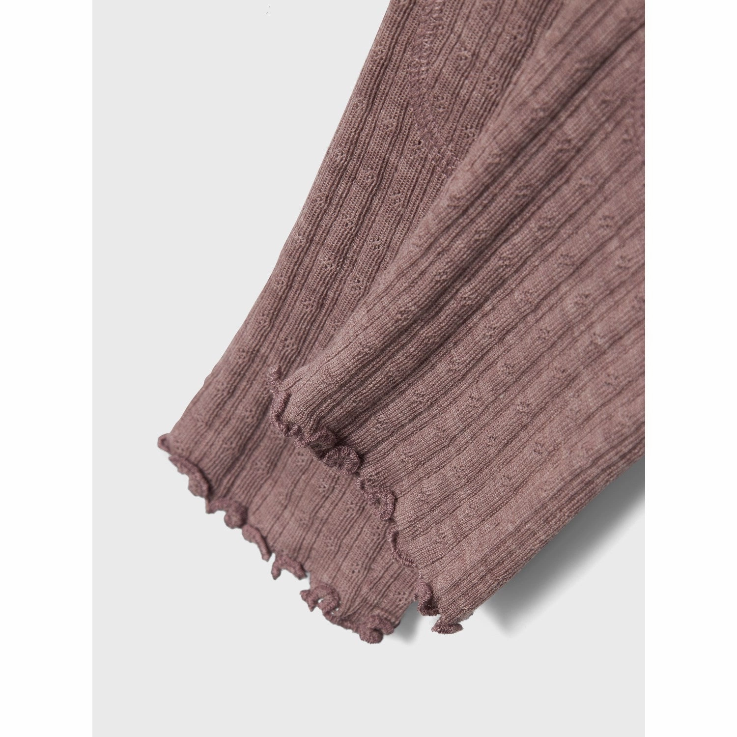 Daily Style Name It Purple Dove Wossa Wool/Silk Rib Leggings