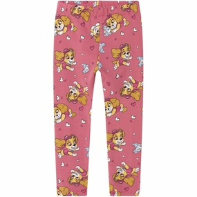 Name It Rapture Rose Nmfjiddi Paw Leggings Cplg Active Lifestyle Hiking Trail Fit For Action