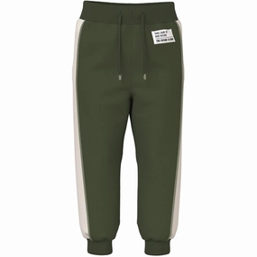 Name it Rifle Green Nulle Sweatpants Velvet Performance Clothing