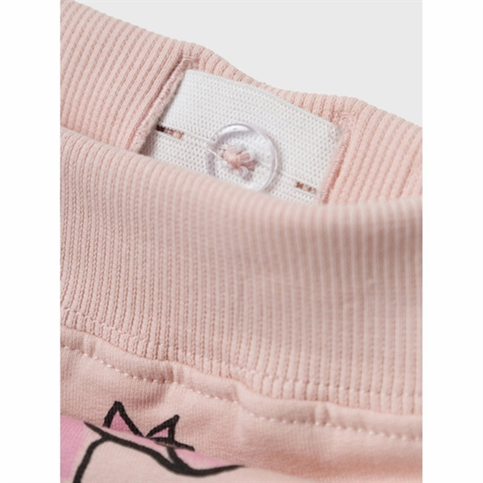 Name it Rose Smoke Nel Sweatpants trim Wax