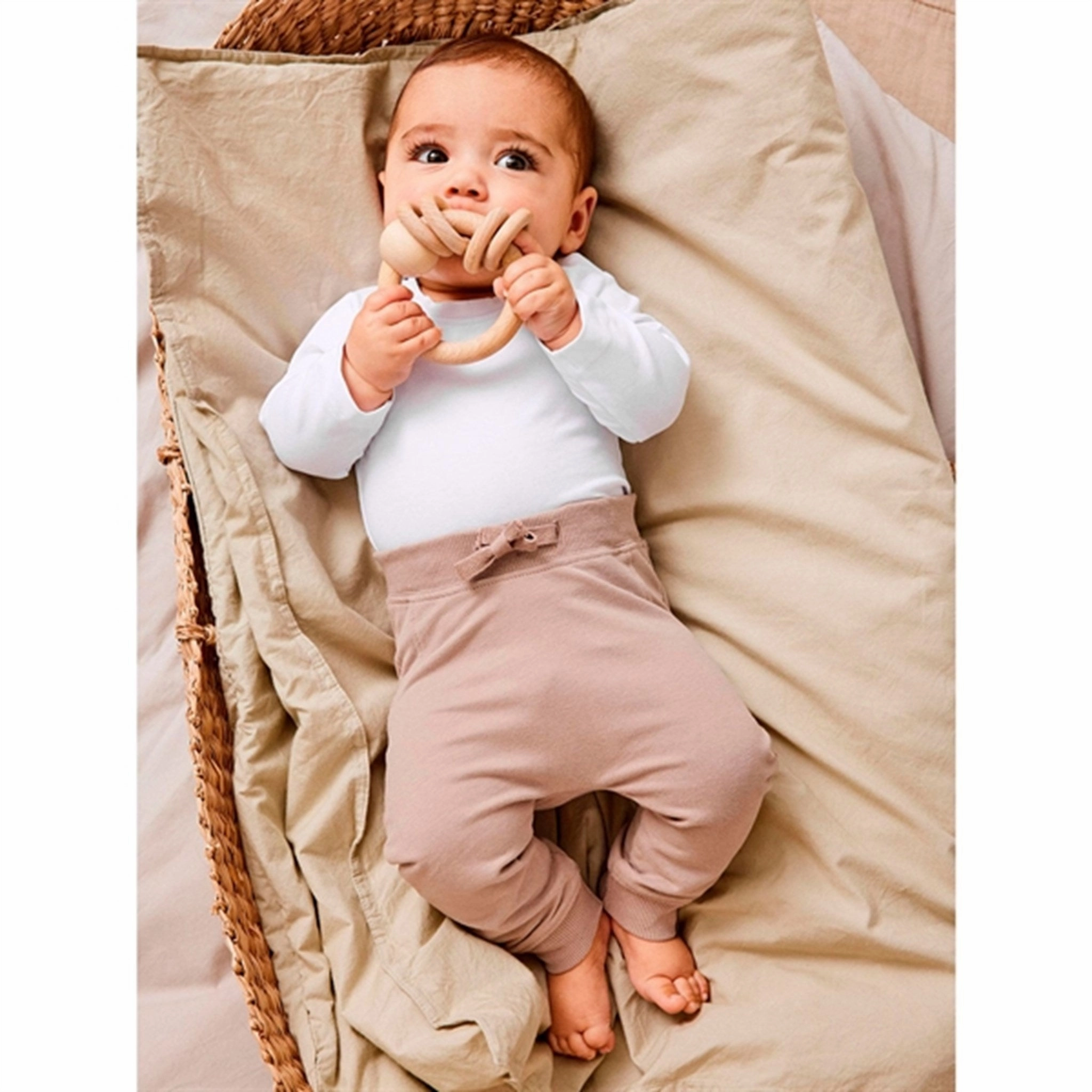 Name it Rose Smoke Takki Sweatpants 2-pack Noos Taped Neckline