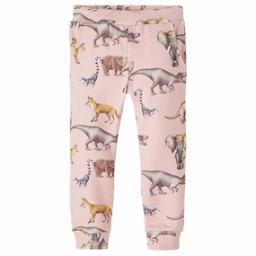 LaserCut Perforations Sustainable Material Name it Rose Smoke Tori Sweatpants