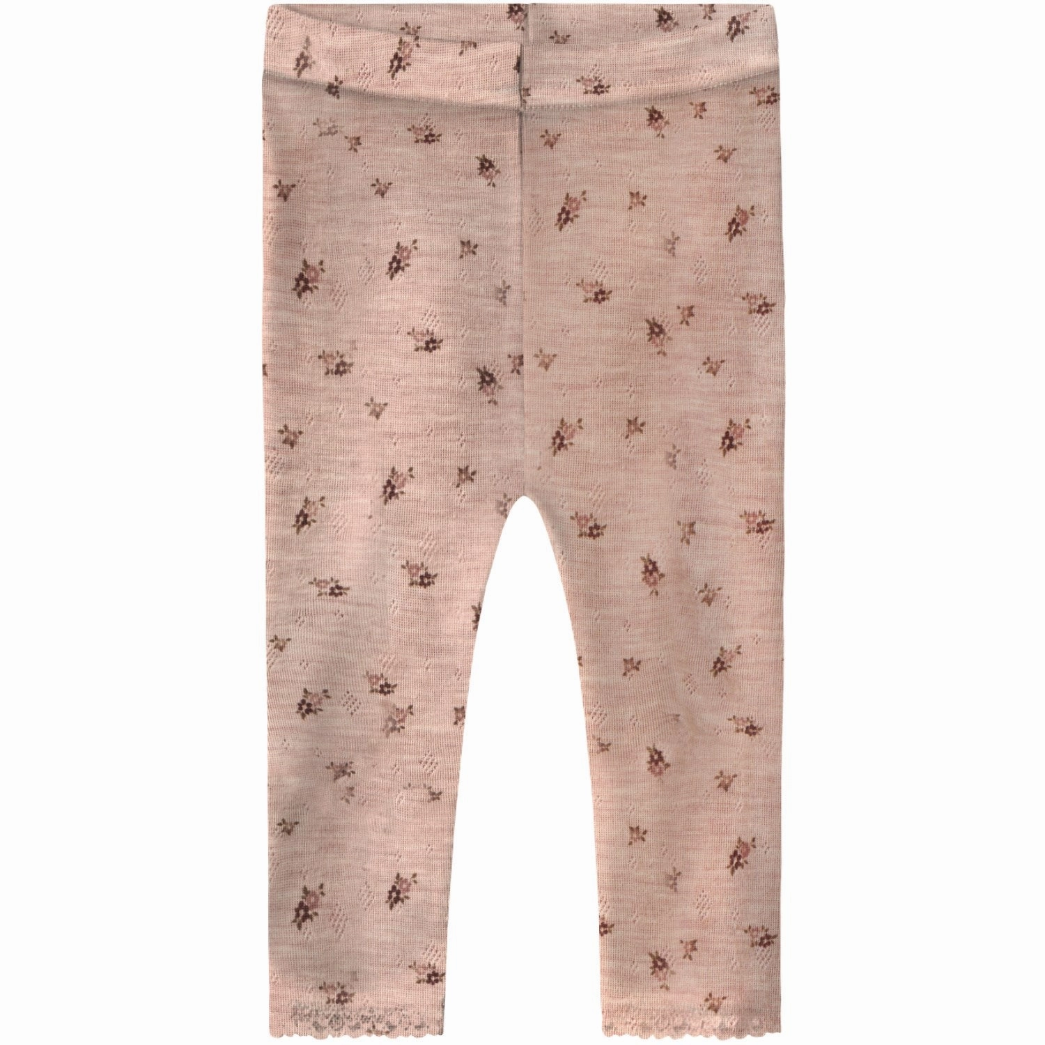 Casual Wearer Four Way Name It Shadow Gray Small Flowers Nbfwang Wool Needle Leggings Noos