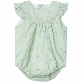 Name It Silt Green Jimilla Sunsuit Versatile Cool Basic Training
