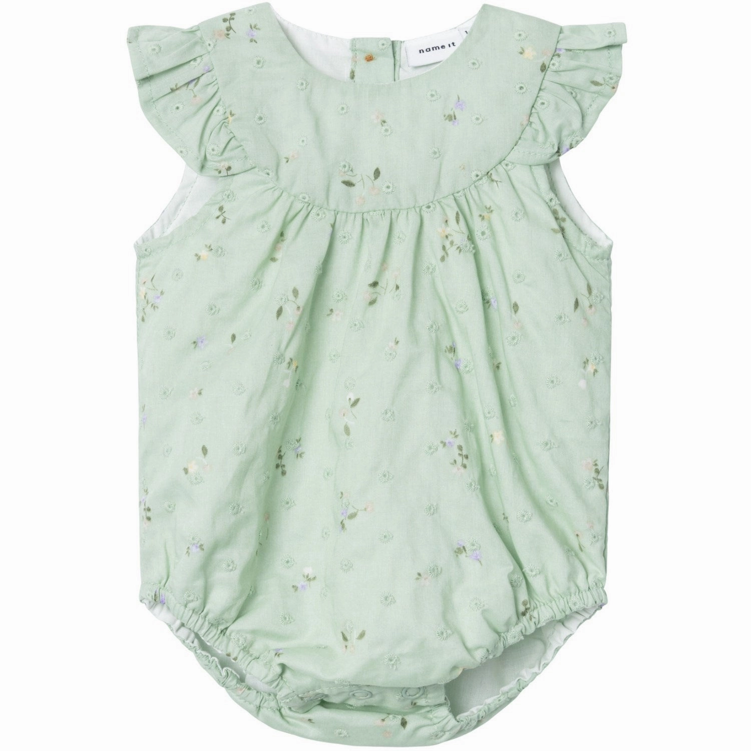 Name It Silt Green Jimilla Sunsuit Holiday Premium Sharp Neutral