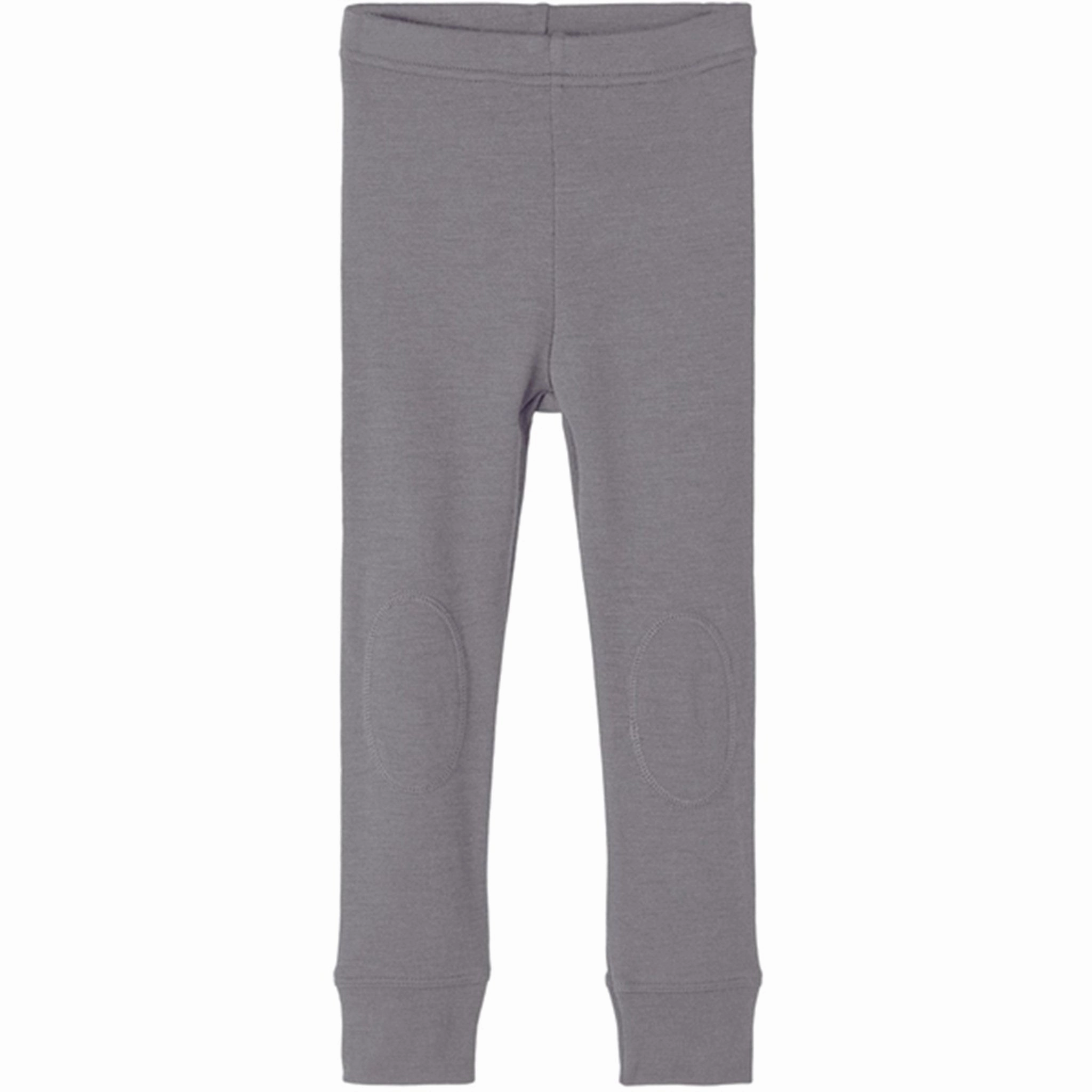 Name it Silver Filigree Willit Wool Leggings Double Layer