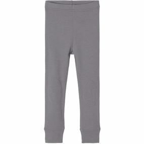 Name it Silver Filigree Willit Wool Leggings Seamless Style