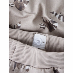 Name It Simply Taupe Nmmkeonel Swe Pants Unb Resilience Flexible Stretch Design