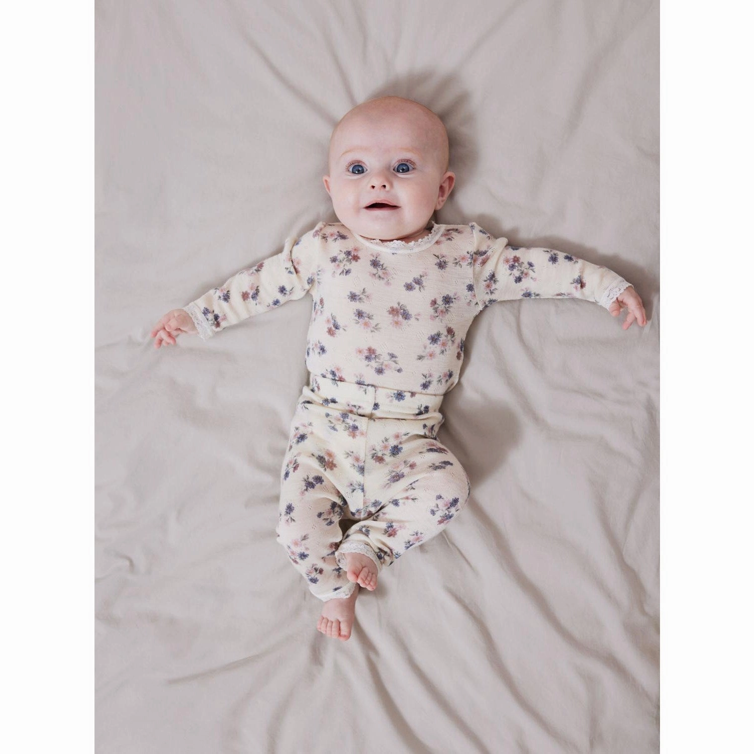 Name It Snow White Aop Wang Wool Needle Legging Noos Comfort Seeker Home Lounge Trendy Layer