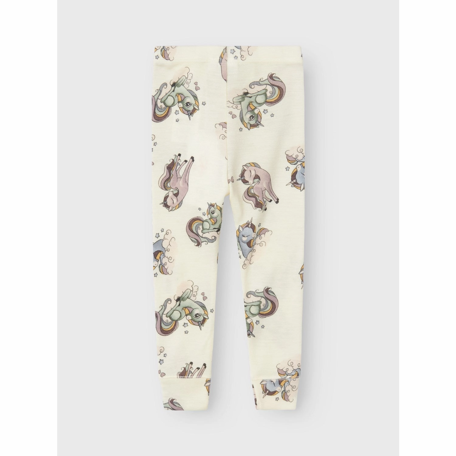 Name It Snow White AOP Willitus Wool Legging Noos Secure Pocket Seams Flexible Layers