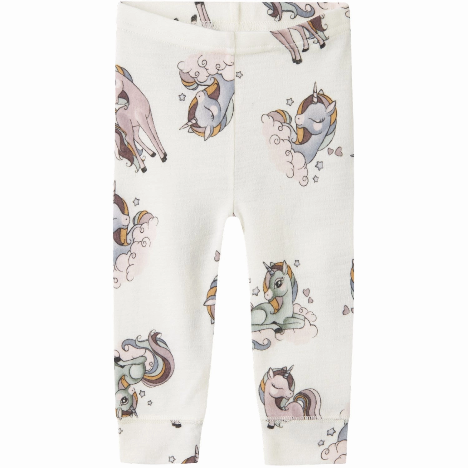 Four Way Body-Hugging Design Name It Snow White AOP Willitus Wool Leggings Noos