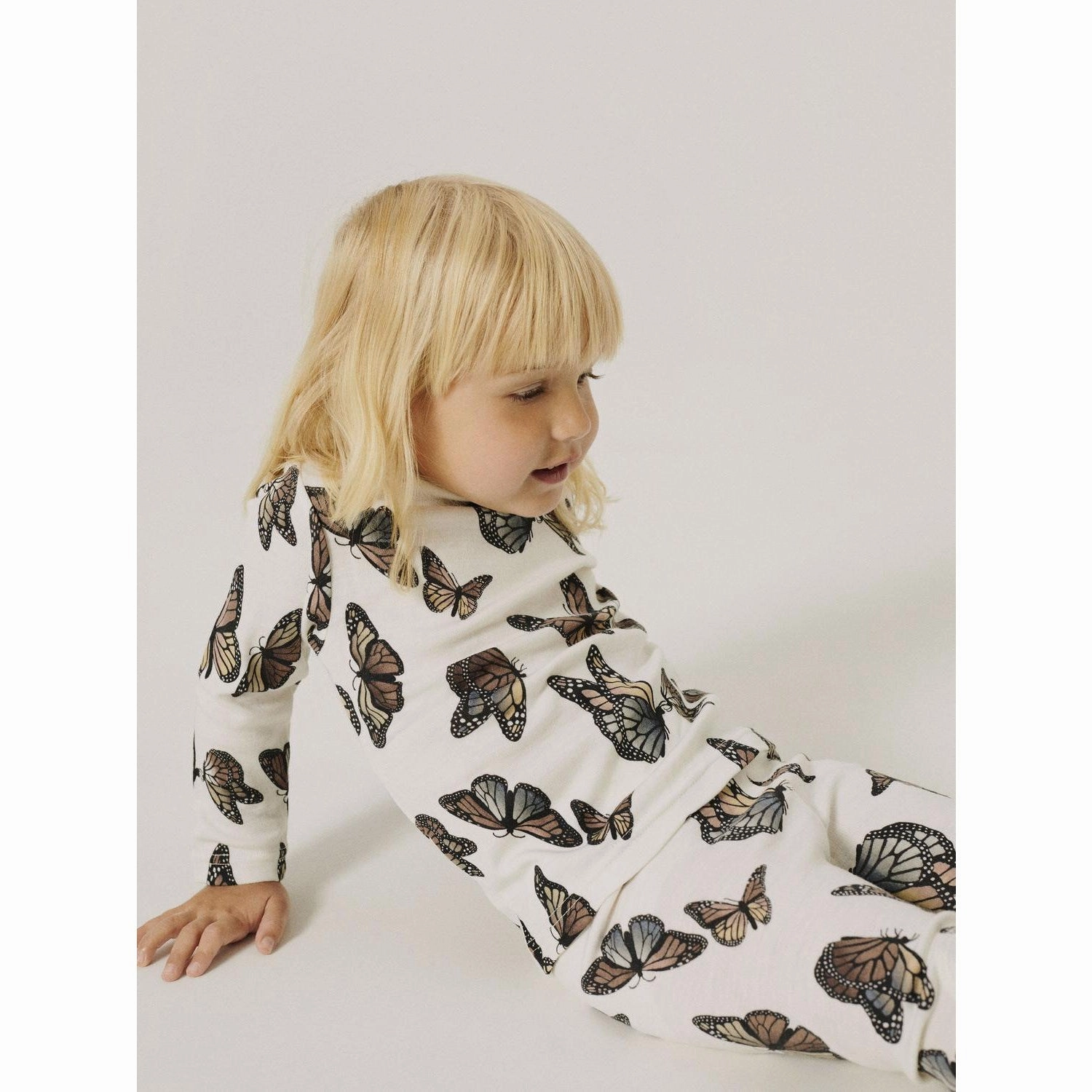 workout wear Soft Grip Name It Snow White Butterfly Nmfwillitus Wool Leggings Noos