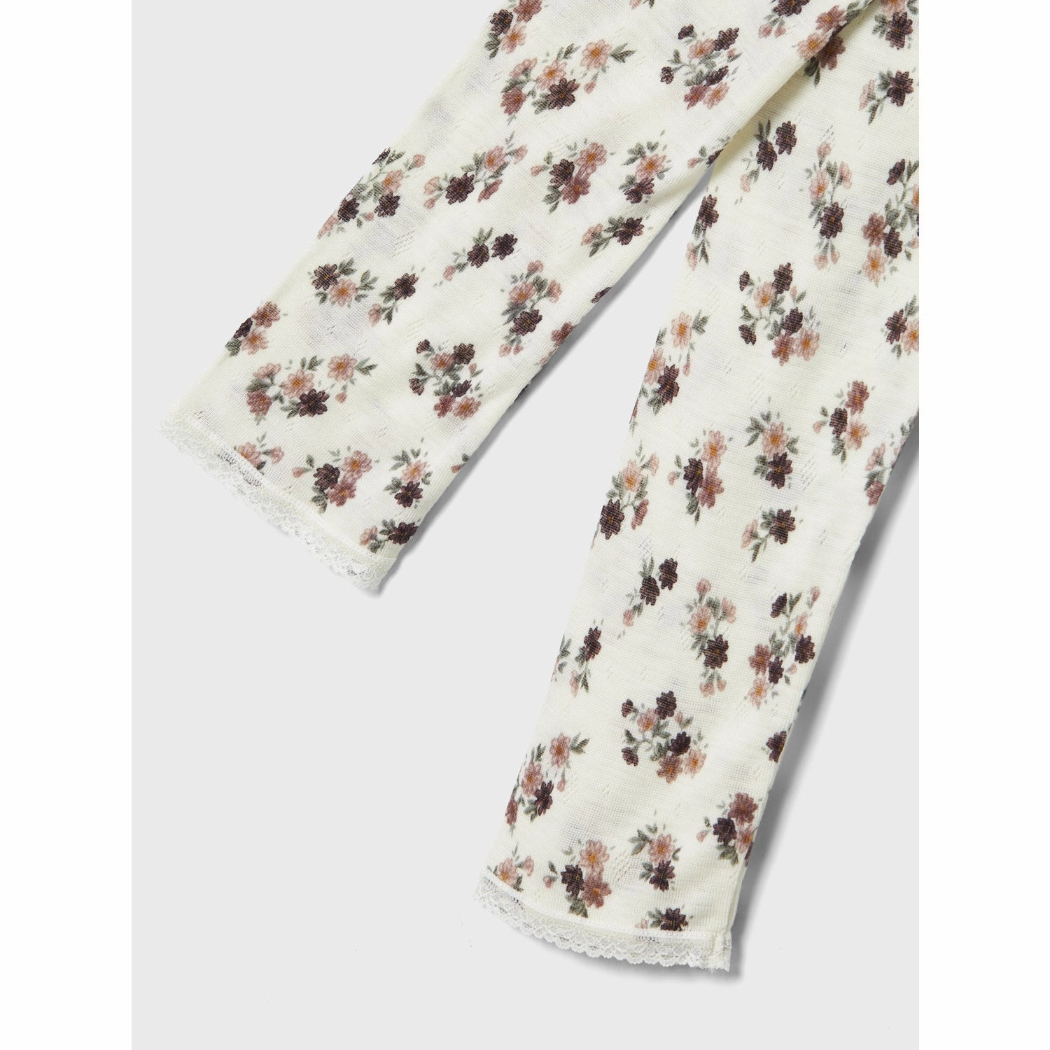 Name It Snow White Wang Wool Needle Legging Balanced Fit Durable Abrasion Resistant Fabric