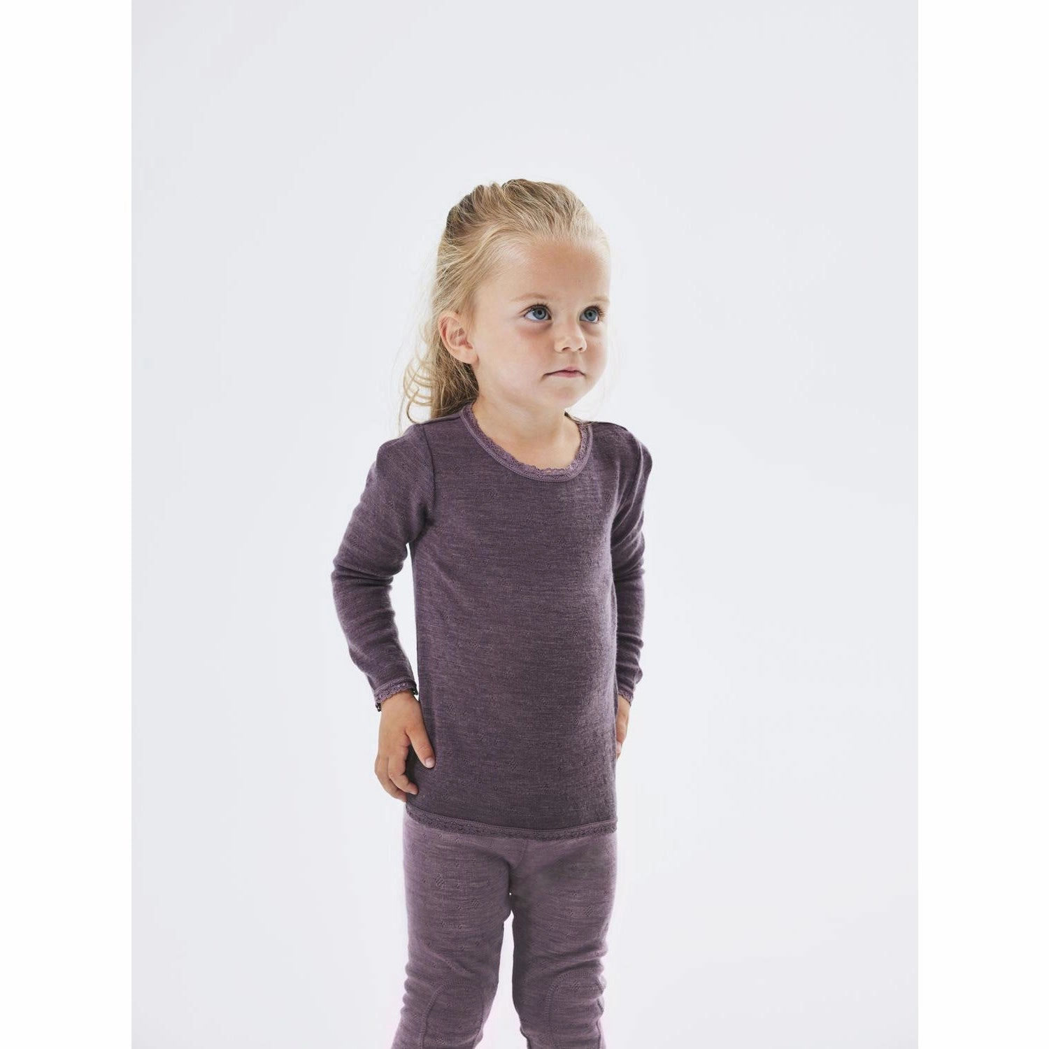 Slim Look Name It Sparrow Wang Wool Neddle Legging Solid Noos