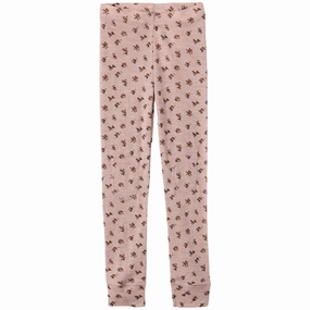 Name it Sphinx Wang Wool Rib Leggings AOP Fade Resistant Comfort Seeker Active Design