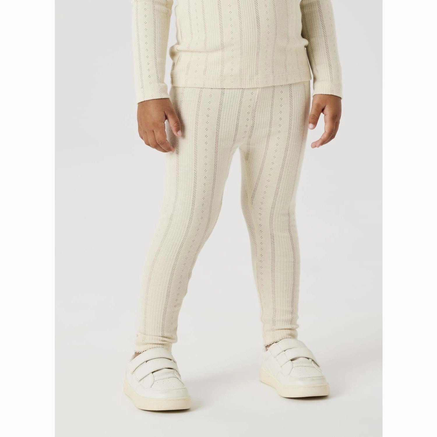 Feminine Fit City Walk Rib Knit Name It Summer Sand Julia Leggings Noos