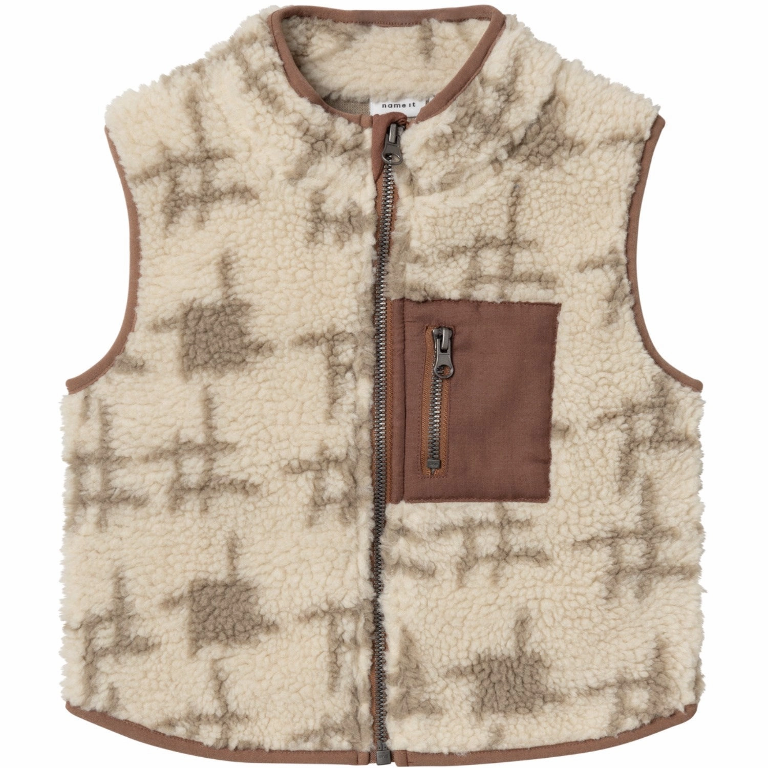 Name It Summer Sand Nak Teddy Vest Element