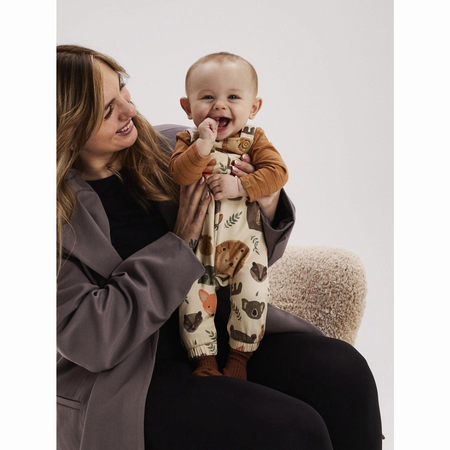 Flex Fit Non Restrictive Cut Name It Summer Sand Orvan Sweat Overall