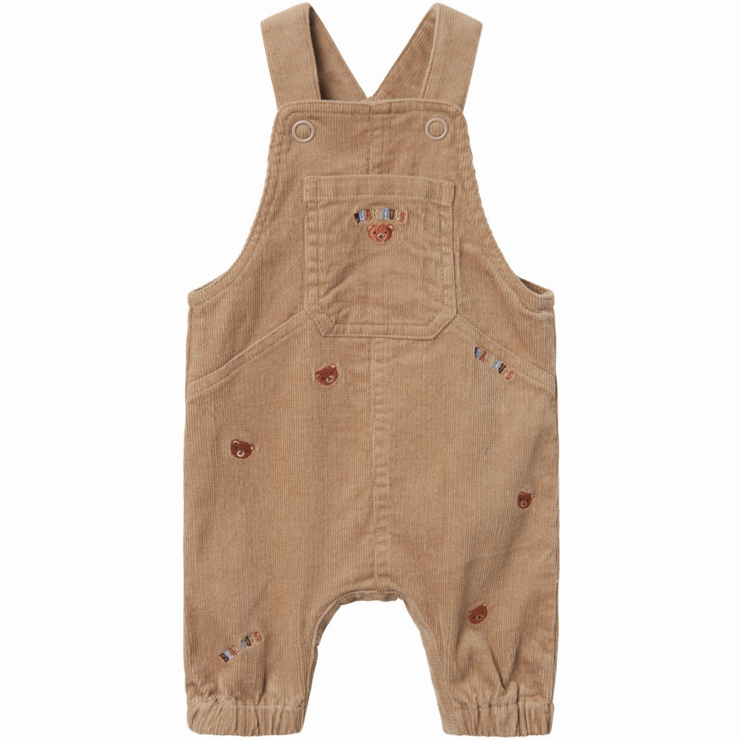 Blackout fabric Name It Weathered Teak Ollie Regular Corduroy Overalls