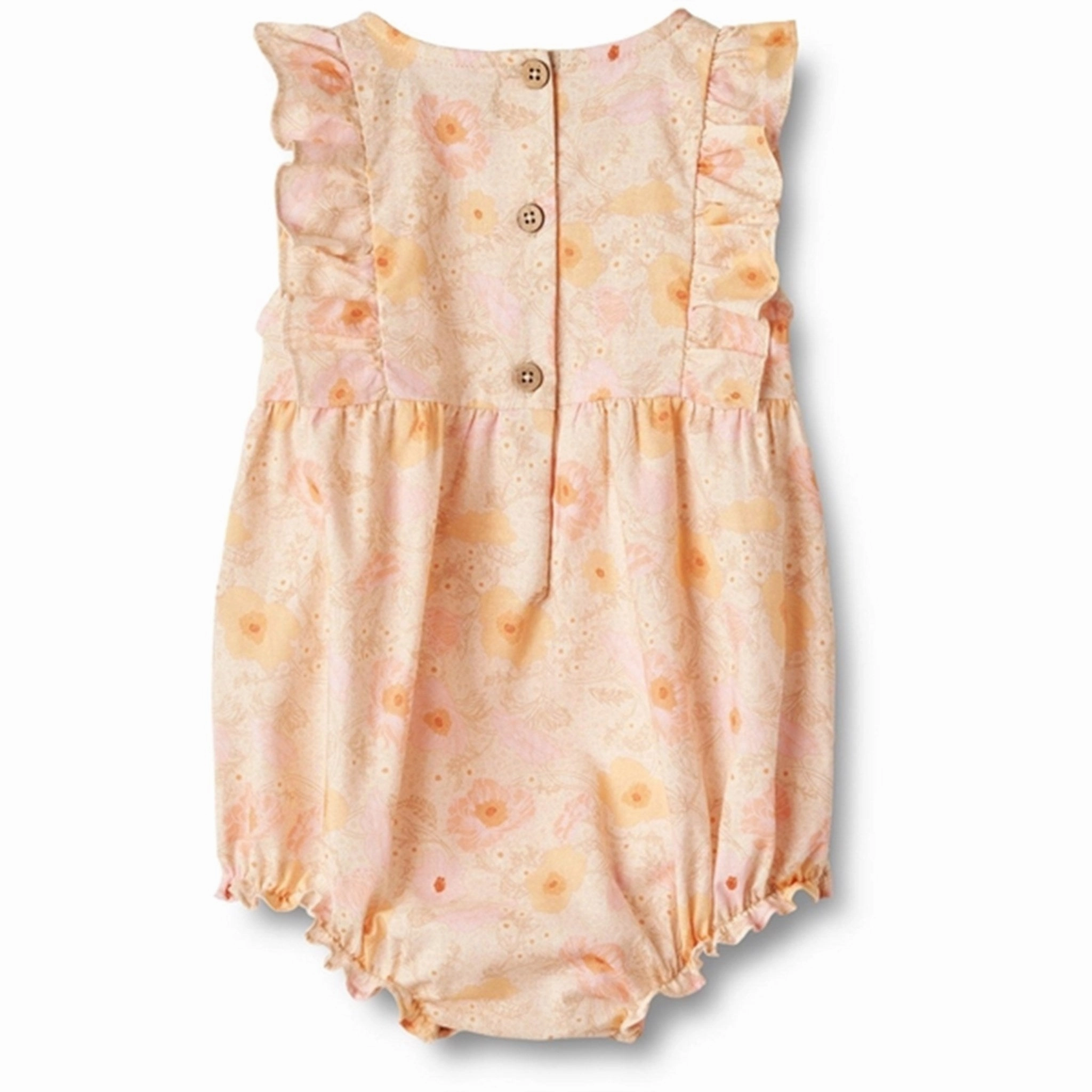 Dance Traveler Wheat Alabaster Flower Bobbles Romper Emmaline
