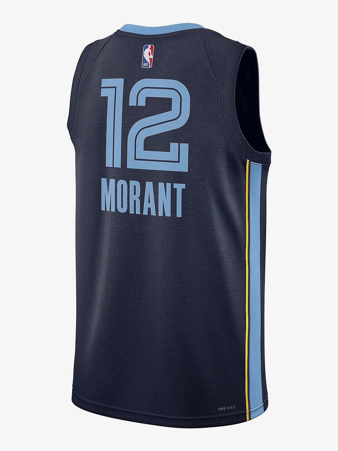 NBA Memphis Grizzlies Ja Morant #12 Icon Edition Swingman Jersey Sublimated Prints