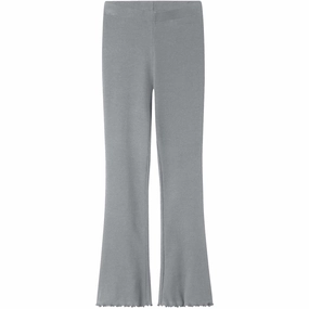 Name It Grey Melange Nkfnakal Bootcut Leggings Noos Stretch Form