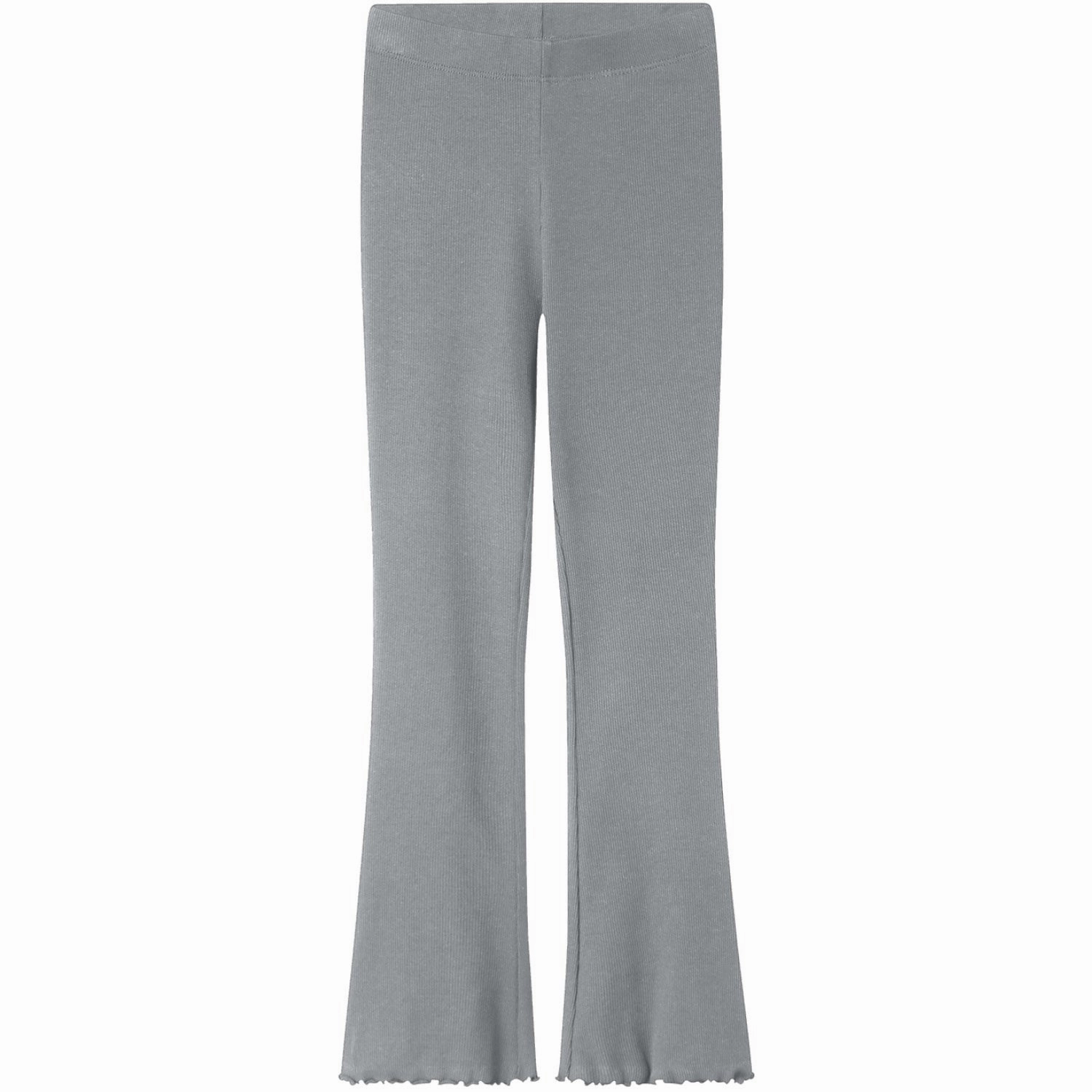 Stretch Fit Daily Routine Flexible Waistband Name It Grey Melange Nkfnakal Bootcut Leggings Noos