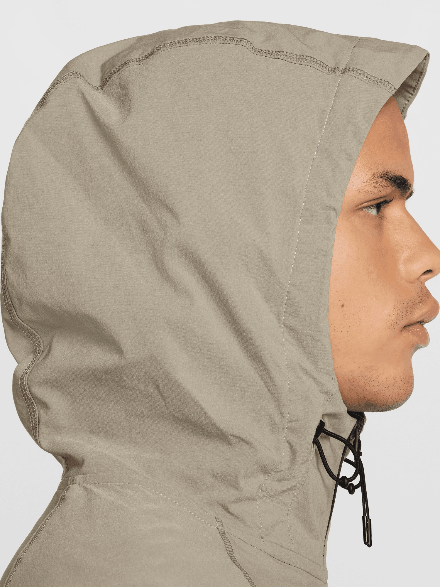 Tech Woven Jacket Notice Lockdown Hood Toggle