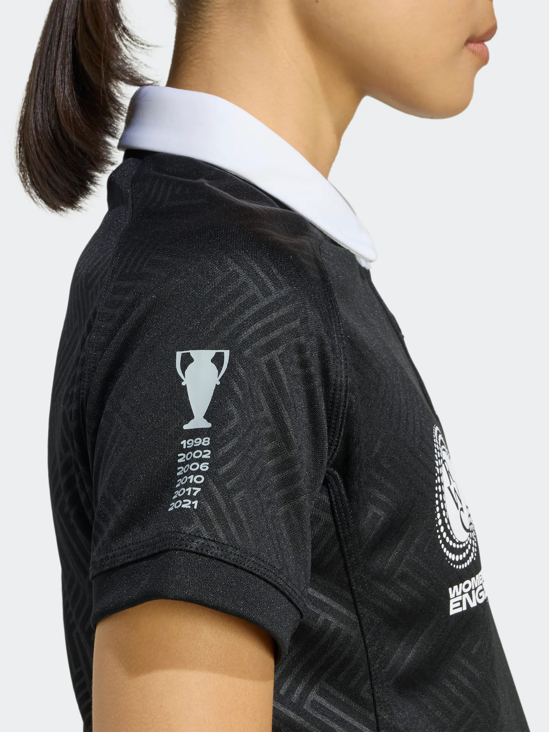 Black Ferns Home Jersey Womens Athletic Wear