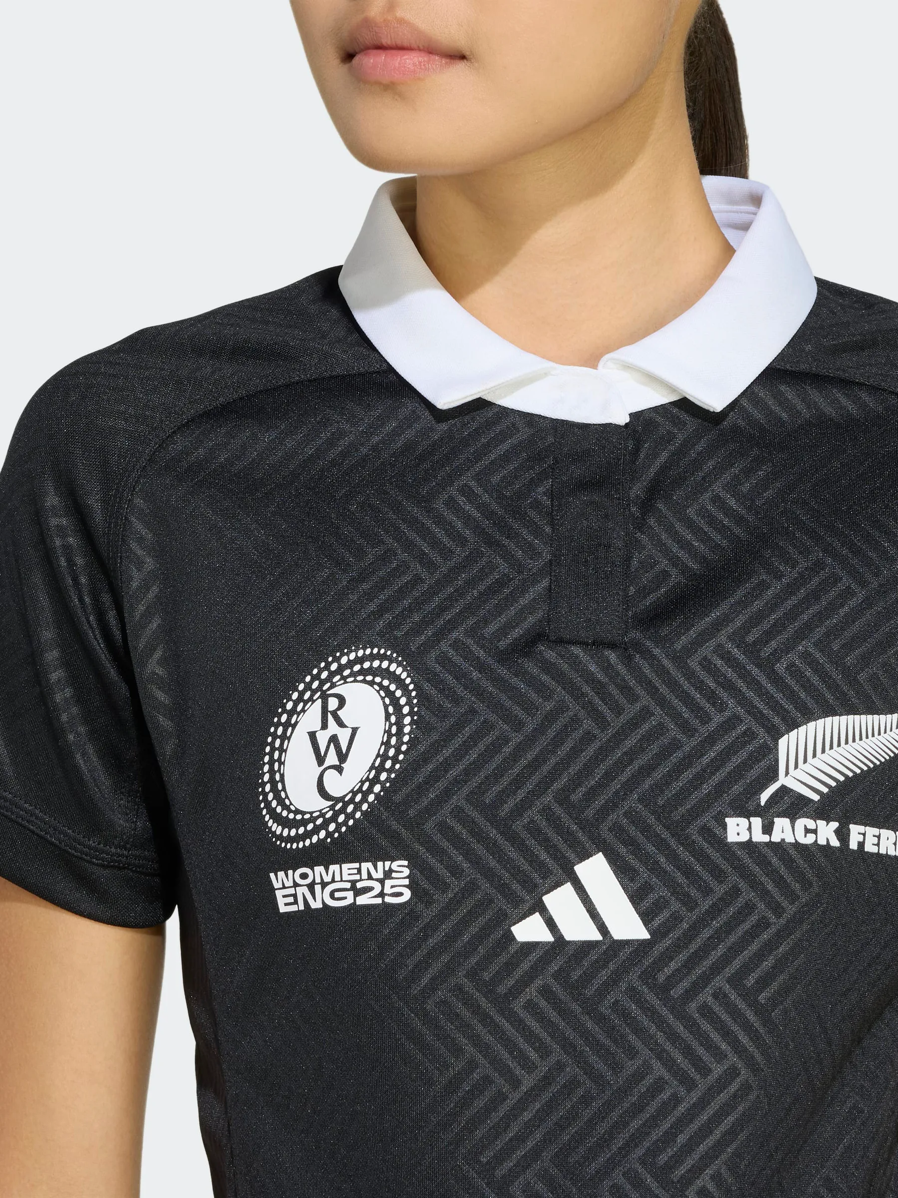Sublimated Prints Black Ferns Home Jersey Womens