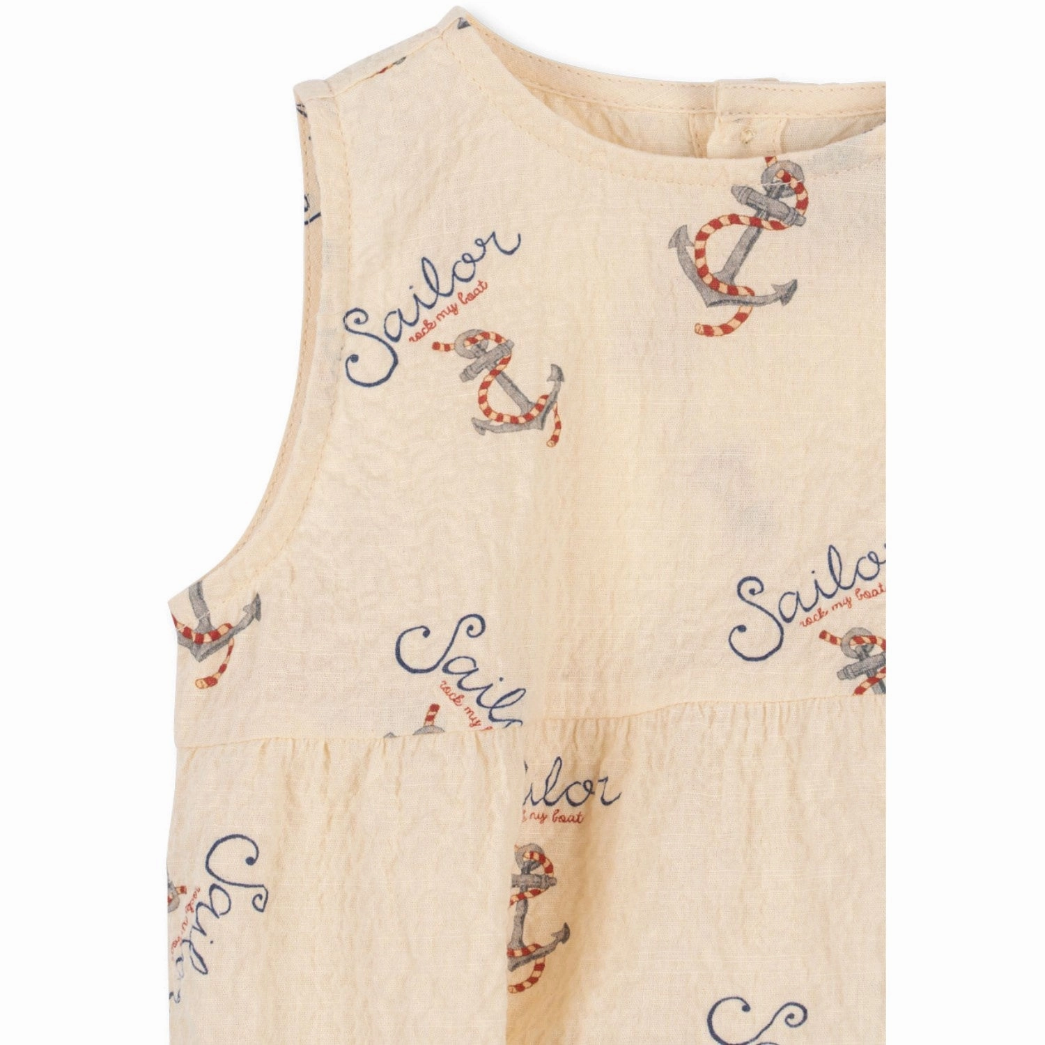 Modern Outdoor Konges Sl?jd Rock My Boat Elliot Romper Gots