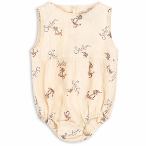 Konges Sl?jd Rock My Boat Elliot Romper Gots Charming Dynamic