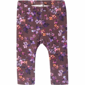High Waist Summer Wear Name it Chocolate Plum Franja Leggings