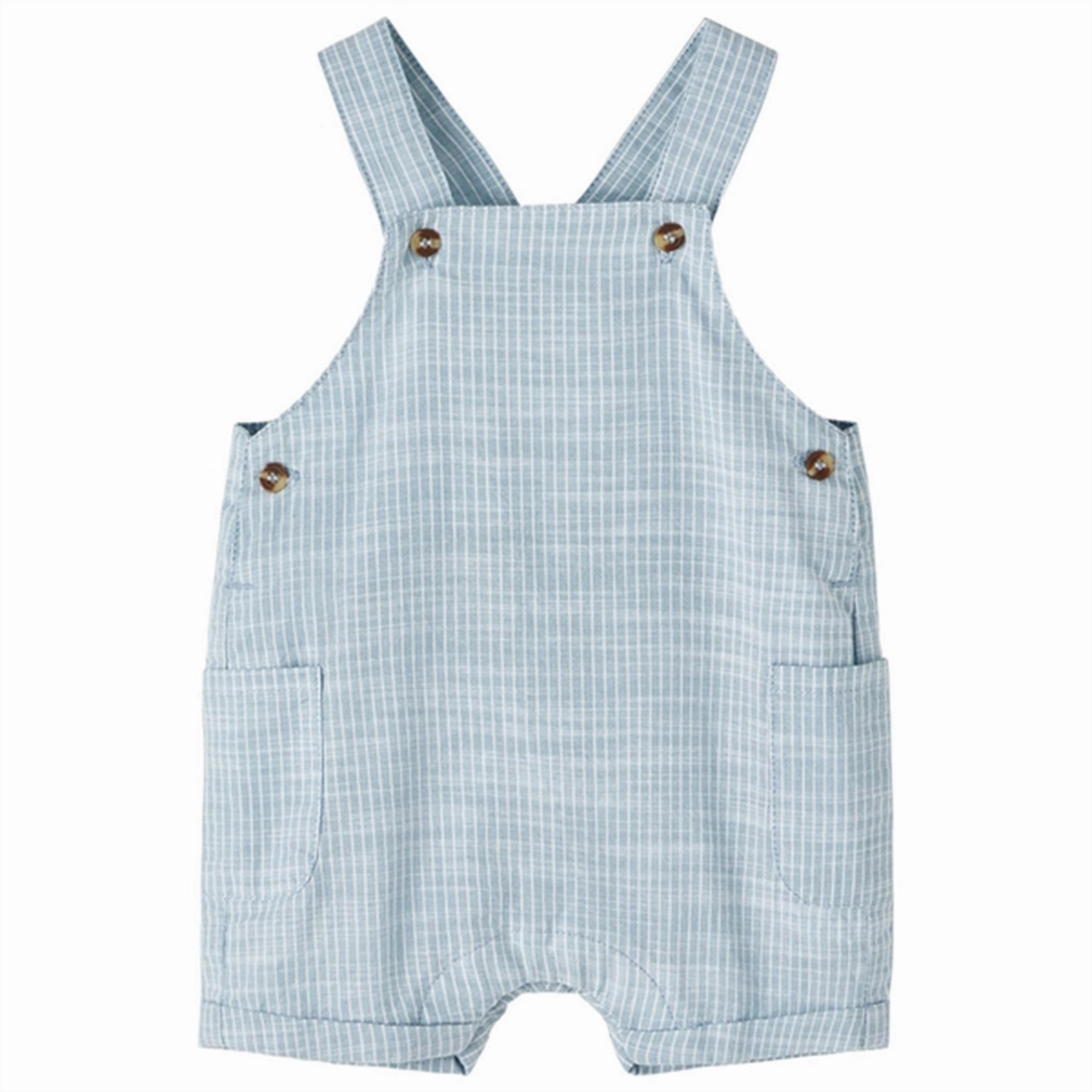 Soft Vacation Shopping Chic Name it Smoke Blue Hebos Shorts Overall