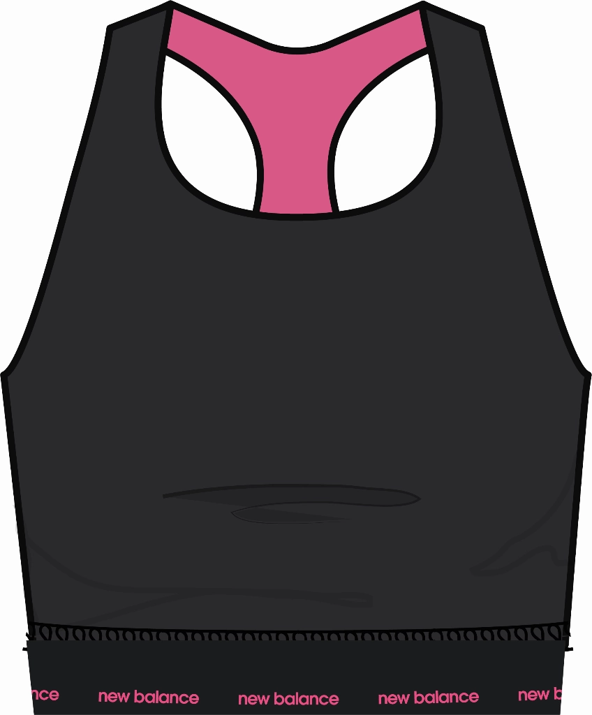 New Balance Harmony Racerback Bra Junior EcoFriendlyMaterial Indoor Event