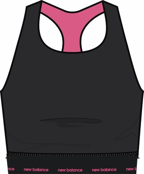 Temperature Control Fabric New Balance Harmony Racerback Bra Junior