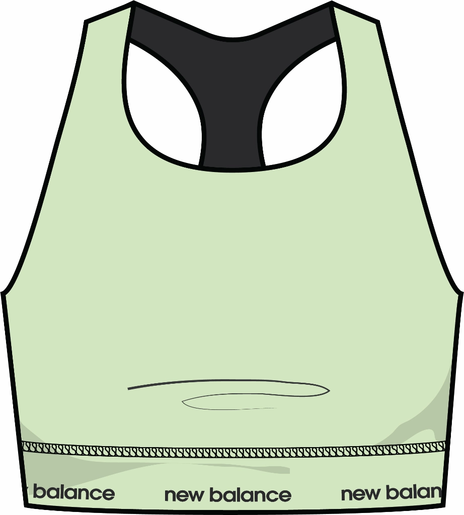 New Balance Harmony Racerback Bra Junior Soft and breathable